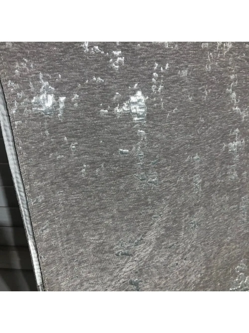 Glitz thick velvet Table Runner shiny Silver Gray Tassel Accents high quality